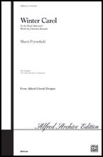 Winter Carol SSA choral sheet music cover